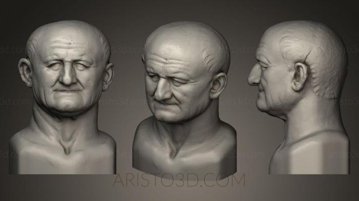 Busts and heads antique and historical (BUSTA_0169) 3D model for CNC machine